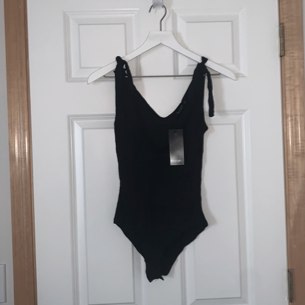Shoulder Tie Bodysuit